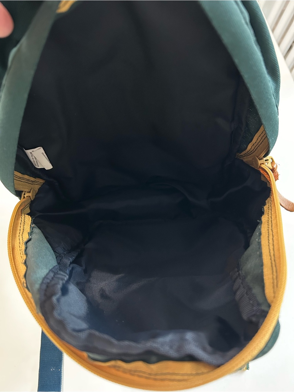 United By Blue Green & Navy Small Backpack - Picture 7 of 8